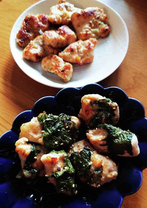 鶏ムネガリマヨ生姜しそで天揚げ★-レシピのメイン写真