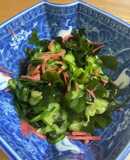 暑い夏に食べたい♪ワカメと胡瓜の酢の物