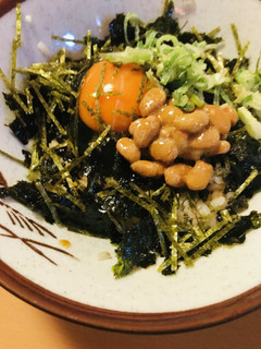 たまかけごはん●のりたま納豆丼-レシピのメイン写真