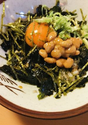 たまかけごはん●のりたま納豆丼-レシピのメイン写真