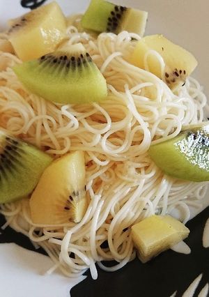 キウイの冷やしそうめん-レシピのメイン写真