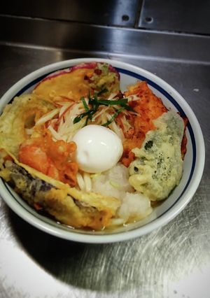 ぶっかけ天うどん!❨(@≧↺≦))❩wノ-レシピのメイン写真