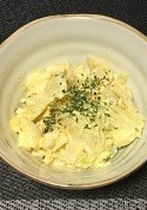 キャベツの卵サラダ(透析食)-レシピのメイン写真