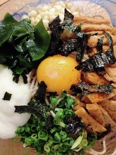 甘いお揚げがひんやり♪冷やしきつね蕎麦☆-レシピのメイン写真