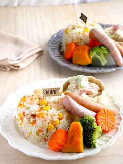 炊飯器deえびピラフ-レシピのメイン写真