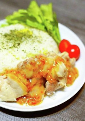 包丁不要！炊飯器で簡単♪絶品カオマンガイ-レシピのメイン写真