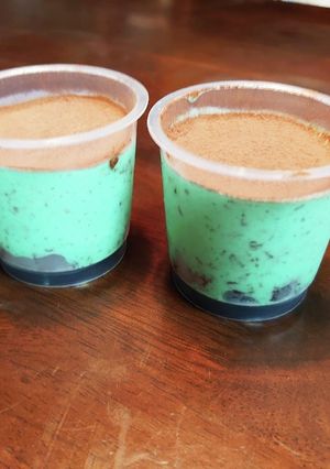 チョコミントムース-レシピのメイン写真
