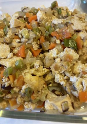 定番だけど美味しい炒り豆腐-レシピのメイン写真