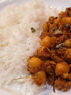 豚挽肉とひよこ豆のキーマカレー-レシピのメイン写真