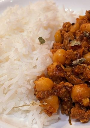 豚挽肉とひよこ豆のキーマカレー-レシピのメイン写真
