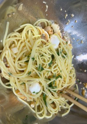 冷製シーフードパスタ-レシピのメイン写真