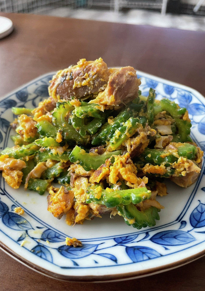 ゴーヤと鯖缶　簡単炒め-レシピのメイン写真