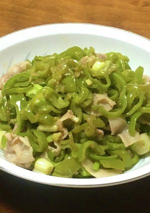 ピーマンのだし醤油炒め-レシピのメイン写真