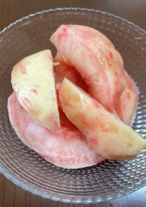 ももの種の取り方-レシピのメイン写真