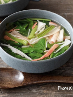 空芯菜の和風スープ-レシピのメイン写真