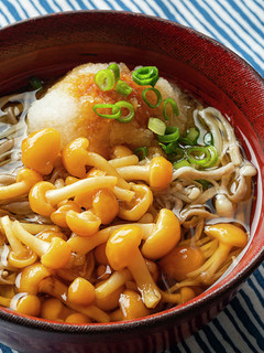 冷たいなめこおろし蕎麦-レシピのメイン写真