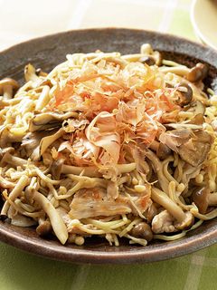 ゆず香るきのこの焼きそば-レシピのメイン写真