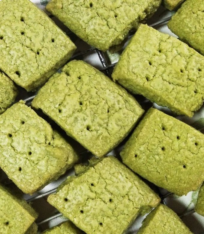 194　 抹茶のショートブレッド-レシピのメイン写真