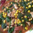 ほうれん草のトマト煮込み