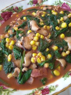 ほうれん草のトマト煮込み-レシピのメイン写真