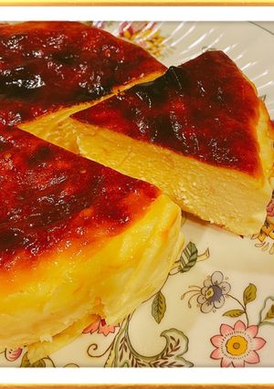 簡単☆濃厚バスクチーズケーキ♡ナッツ入り-レシピのメイン写真