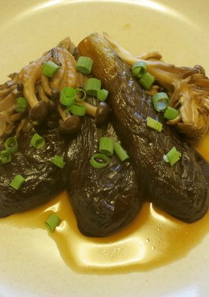 揚げずに茄子ときのこの煮びたし-レシピのメイン写真