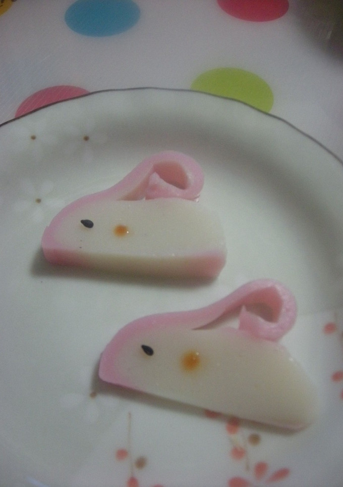 お弁当おかず★かまぼこで簡単うさぎ❤-レシピのメイン写真