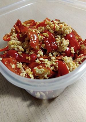 赤ピーマンを美味しくたべる☆-レシピのメイン写真