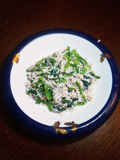 簡単☆ほうれん草としらすのごまポン酢和え-レシピのメイン写真