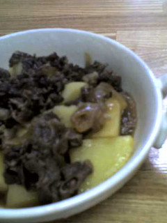 残りものの牛丼で☆肉じゃが-レシピのメイン写真