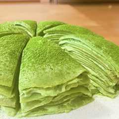 รูปของ 抹茶のミルクレープ