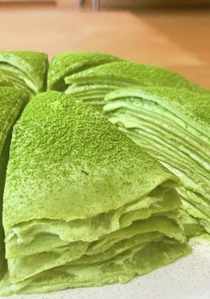 抹茶のミルクレープ-レシピのメイン写真