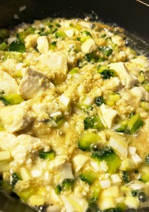 ビーガンOK糖質オフ高野豆腐麻婆豆腐-レシピのメイン写真