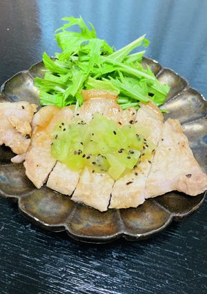 ポークソテー〜キウイソースで〜-レシピのメイン写真
