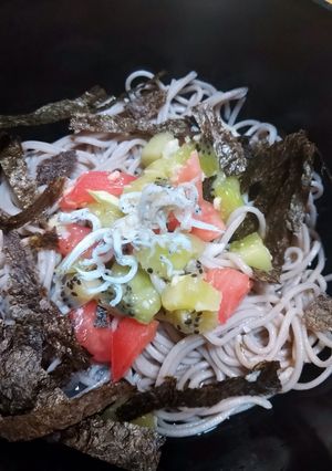 とまキュウイそば-レシピのメイン写真