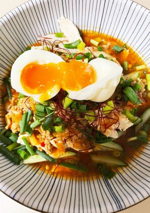 時短簡単！ピリ辛冷製うどん-レシピのメイン写真