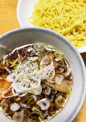 簡単!ズボラ極まる煮干と昆布のつけ麺-レシピのメイン写真