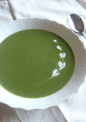 栄養満点★法連草とじゃが芋のポタージュ-レシピのメイン写真