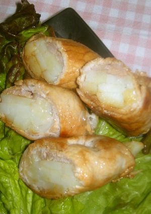 ◎豚肉の千切りポテト巻◎-レシピのメイン写真