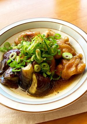 ＊優しいとろみ＊鶏もも肉と茄子の治部煮＊-レシピのメイン写真