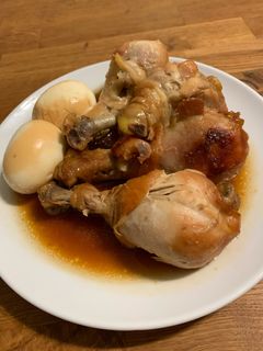 炊飯器で鶏手羽元と卵の煮込み-レシピのメイン写真