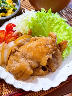 レシピ投稿祭。大判肉で作る♩豚の生姜焼き-レシピのメイン写真
