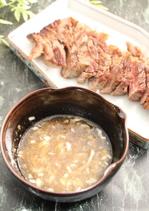 簡単！ステーキのレモンおろしタレ-レシピのメイン写真