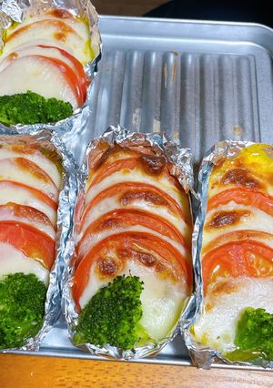 焼きカプレーゼ-レシピのメイン写真