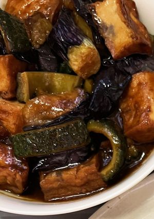 なすとゴーヤの味噌煮-レシピのメイン写真