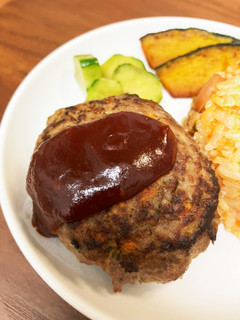 野菜たっぷりハンバーグ-レシピのメイン写真