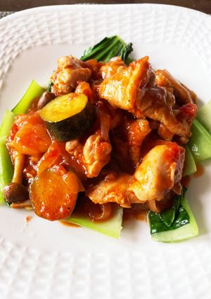 チキンのトマト煮-レシピのメイン写真