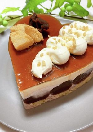きな粉と餡子の和風ムースケーキ-レシピのメイン写真
