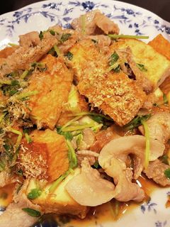 豚バラと厚揚げのポン酢炒め-レシピのメイン写真