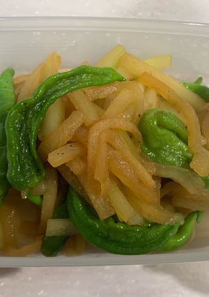 【簡単作り置き】冬瓜とししとうのきんぴら-レシピのメイン写真